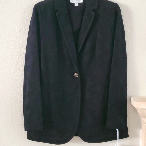 NWT Carlisle/perse knit black jacket, Sz 4 - Picture 1 of 11